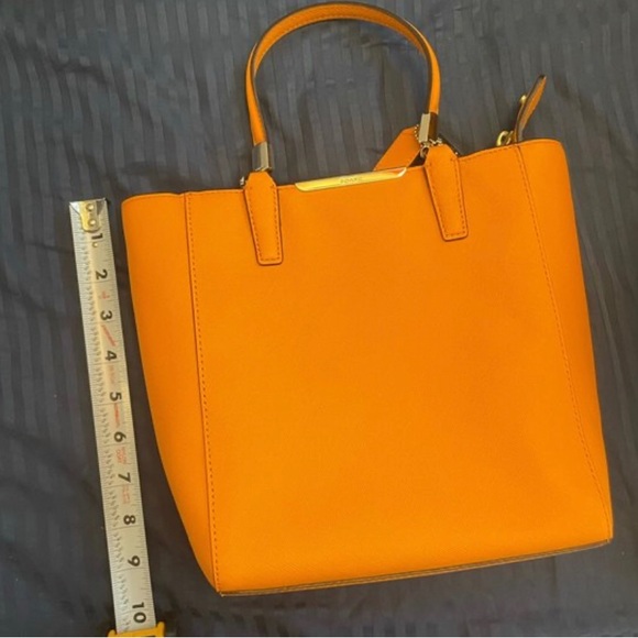 Coach Madison Saffiano Leather North/South Tote Handbag - Picture 12 of 12